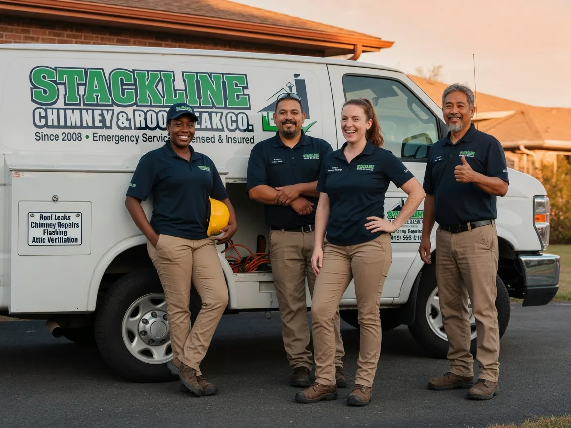 Chimney flashing repair company in Newkirk, OK